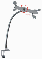 ROCKDALE LSIP13 держатель для iPad на gooseneck (дл 60 см), крепится к столу на струбцине