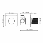 Душевая система WasserKRAFT Schunter 8200 SET2836 золото матовое