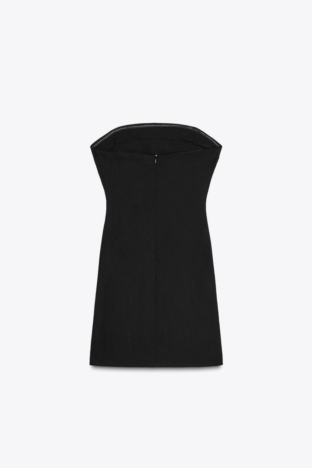 ZARА МИНИ-ПЛАТЬЕ С БАНТАМИ, ЧЕРНЫЙ