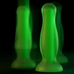 Зеленая светящаяся в темноте анальная втулка 12,5см ToyFa Beyond Mortimer Glow 873006