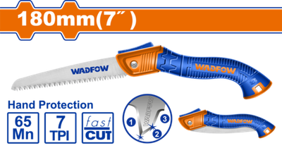 Ножовка складная 180 мм 7TPI (8/48) WADFOW WHW4607