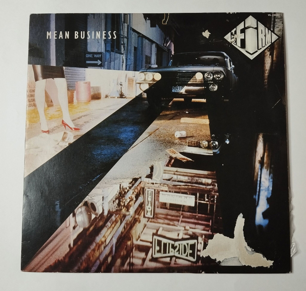 Винтажная виниловая пластинка LP The Firm Mean Business (Japan 1986) (No Obi)