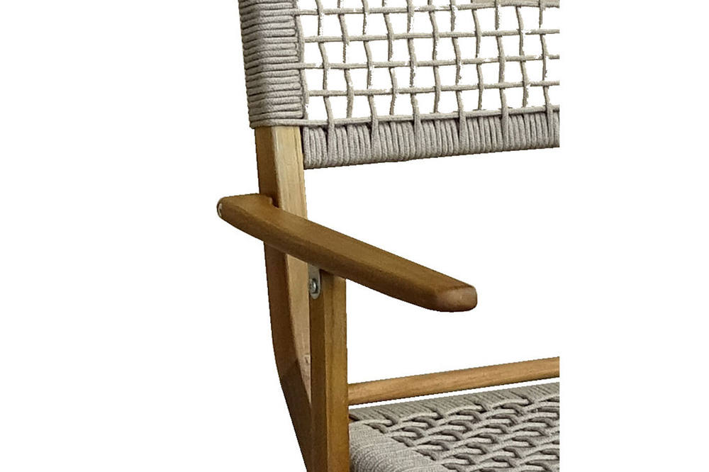 Стул из акации CALISTO складной с подлокотниками