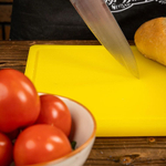 Доска разделочная пластиковая для кухни гибкая 17x29 см, желтая, 2 шт