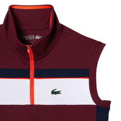 Женское поло Lacoste Ripstop Piqué Tennis Polo - bordeaux/white/orange