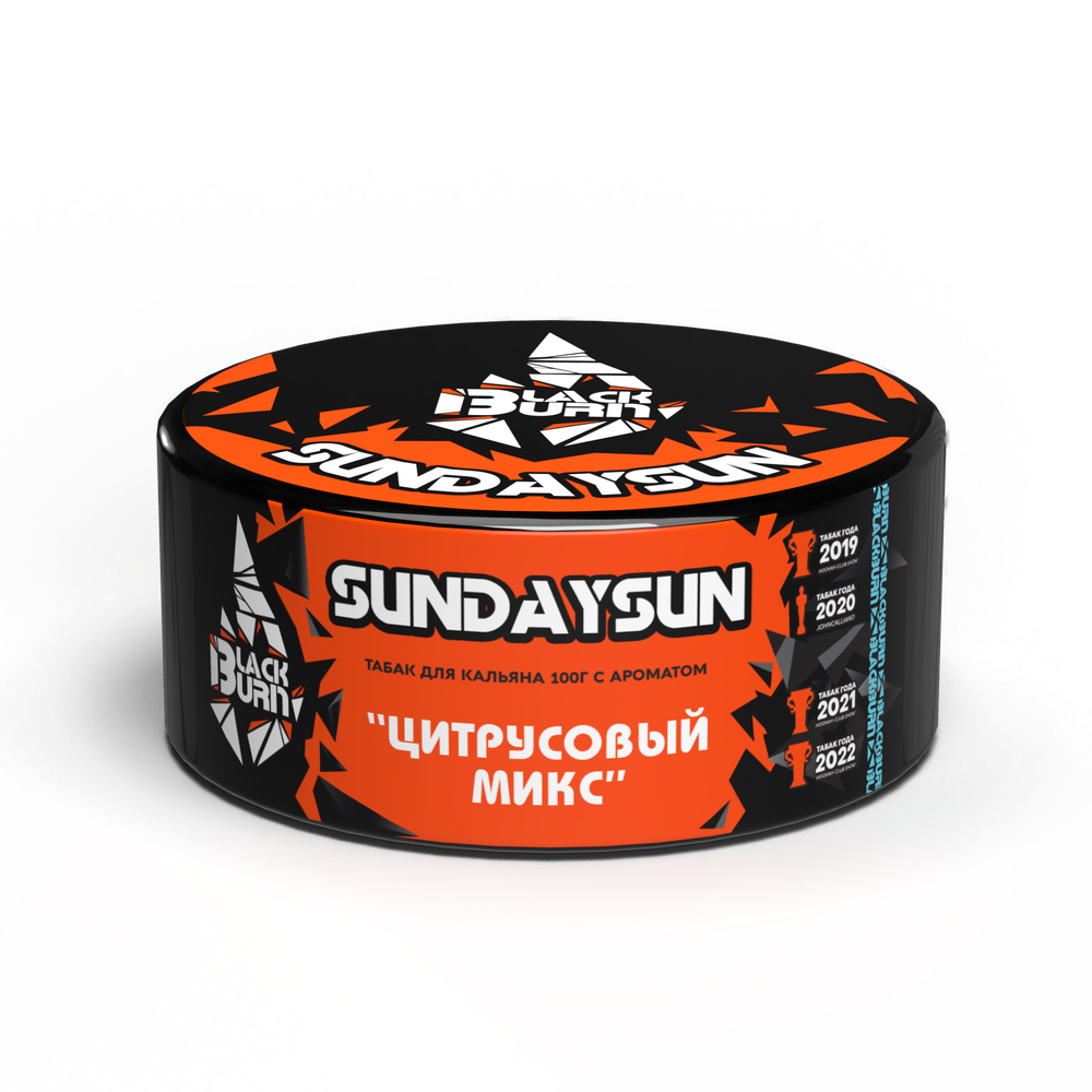 М. Табак для кальяна BlackBurn Sundaysun (Цитрусовый микс), 100 гр.