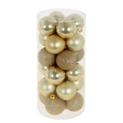 GAEM Набор из 24шт Украшение новогоднее "Шар", D 6 см, L14 W14 H31 см