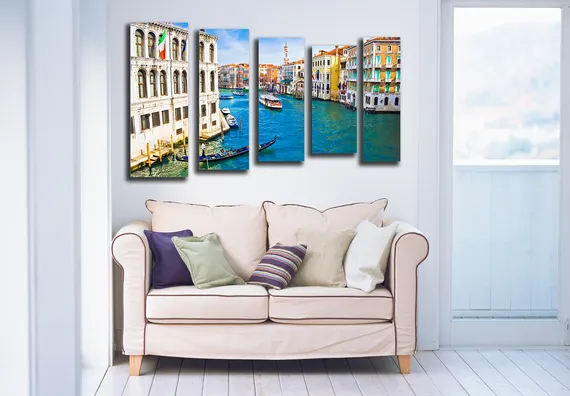 Модульная картина "Красочная Венеция"