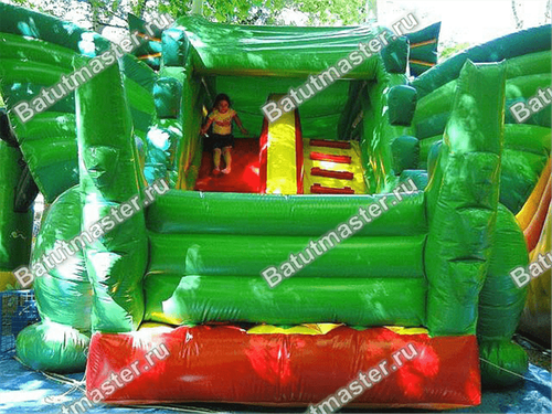 Механический батут "Дракон в замке"