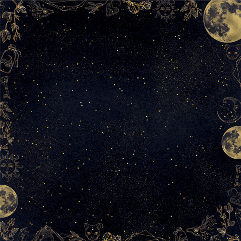 Бумага "Тайны вселенной. Ночное небо"