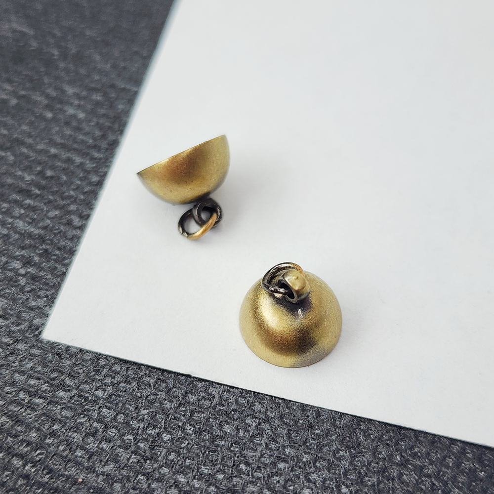 Замок магнитный, круглый, латунь, 16х10мм, люкс фурнитура, штучно