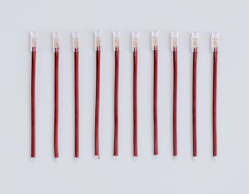 Ambrella Соединитель гибкий односторонний COB 12/24V для лент 5mm GS7373 (2 конт.) (10шт. в комплекте) LED Strip 24V GS7373