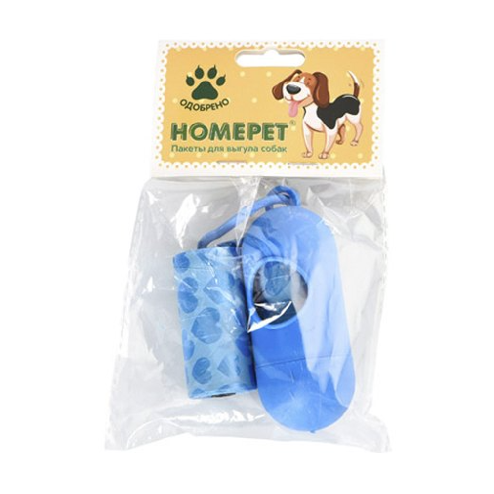 Homepet 2 х 20 шт пакеты для выгула собак