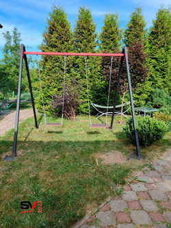 Монтаж уличных качелей Sv Sport