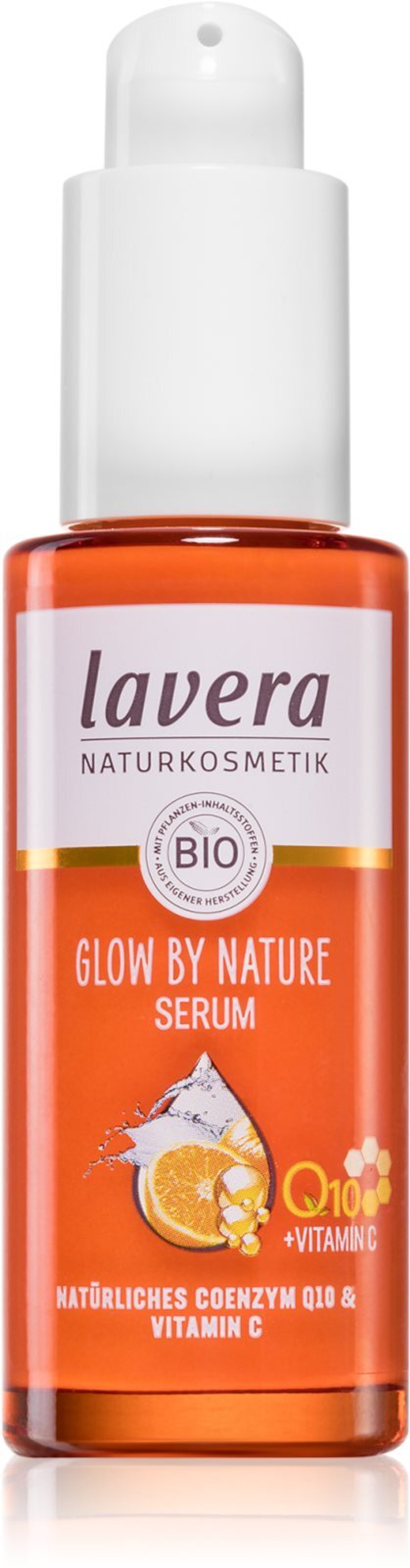 Lavera Glow by Nature - освежающая увлажняющая сыворотка для кожи с витамином С /   30  ml  / GTIN 4021457650231