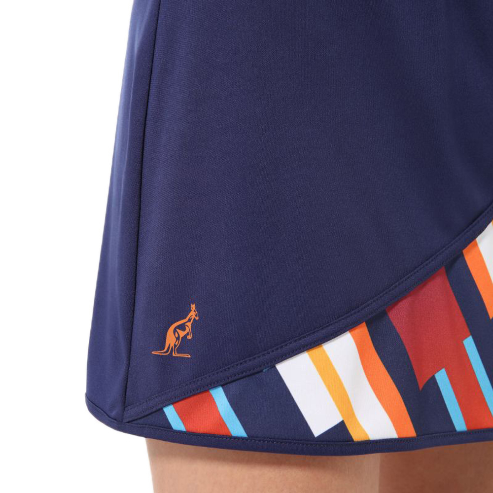 Теннисная юбка Australian Ace Skirt With Printed Insert - blu cosmo