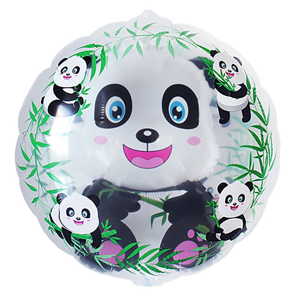 Шар Фольгированный ИНСАЙДЕР Панда Bubble Прозрачный (Персиковый)