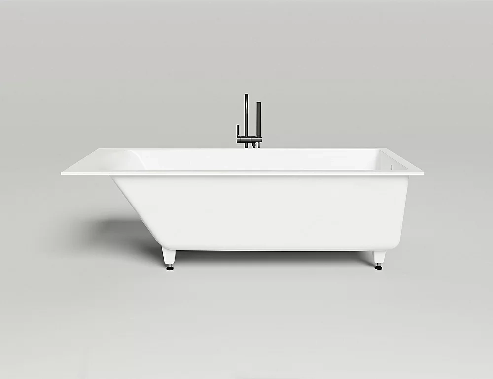 Ванна Salini Cascata S-Stone 180x80 104223M белая матовая