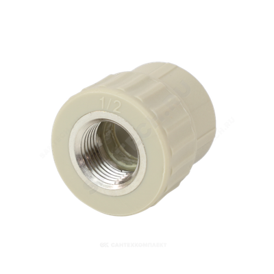 Муфта PP-R комбинированная серая Дн 25х3/4" ВР VALFEX 10129025Г