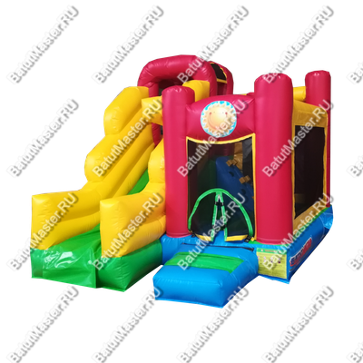 Надувной батут "Мини-замок" 3.6*3*2.4 м