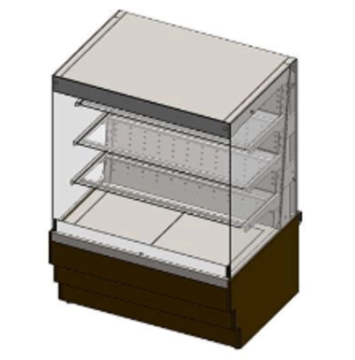 Витрина кондитерская холодильная REFETTORIO Crystal RKC21A POL