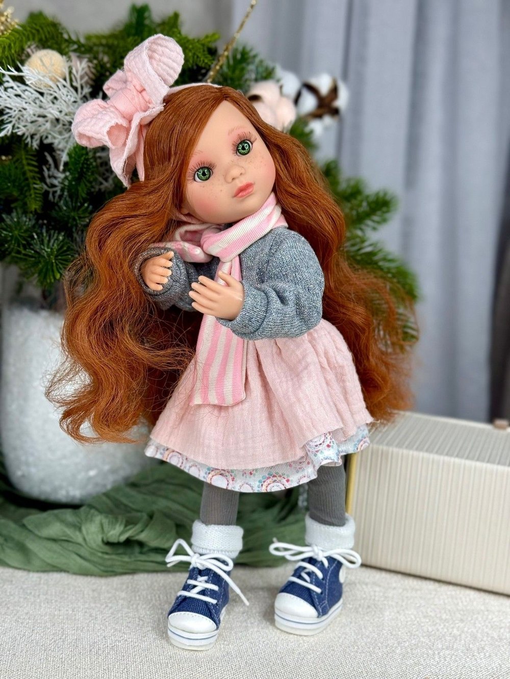 Кукла BERJUAN виниловая, шарнирная 35см Ева (5824)