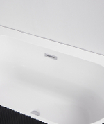 Ванна акриловая Azario LAGO BLANCO BLACK 170х75 пристенная (AZ-6724-1CLB 17075)