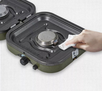 Плита газовая Naturehike 2,3 кВт, портативная, двойная, складная