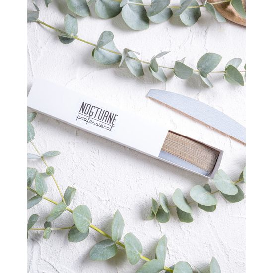 Сменные файлы Nogturne для маникюра Smile/white/Р100 50 штук в упаковкe