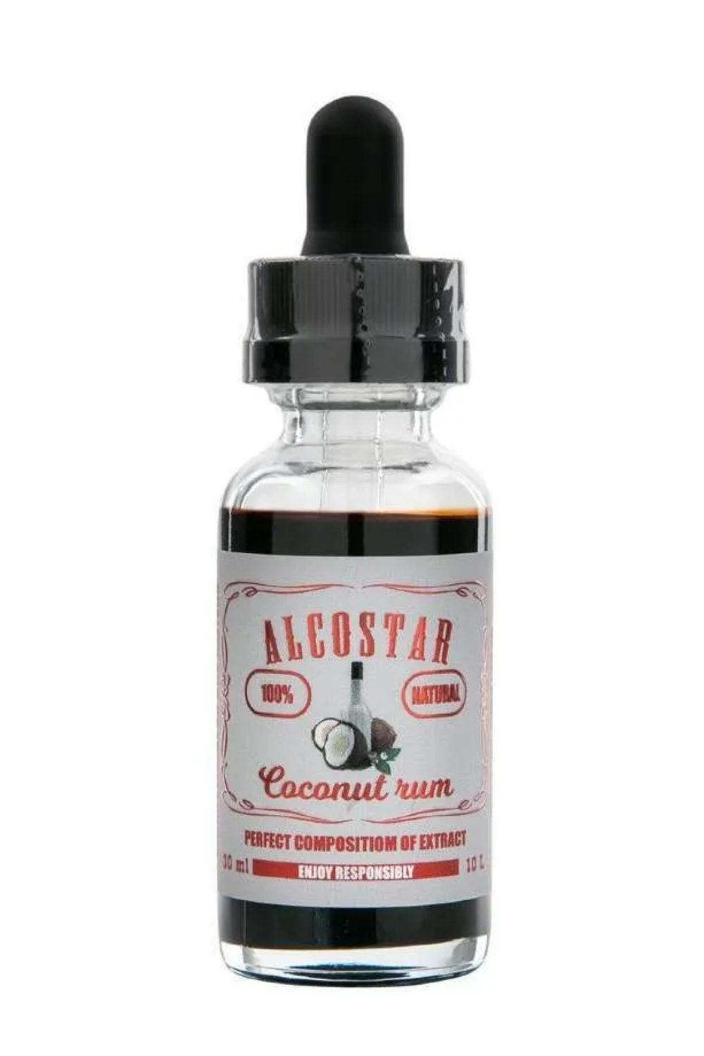 Эссенция Кокосовый ром, Ароматизатор Alcostar, 30 мл