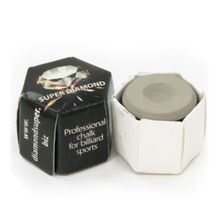 Мел «Super Diamond Grey Round» (серый) черная коробка, круглый