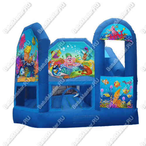 Коммерческий надувной батут "Музыка моря"