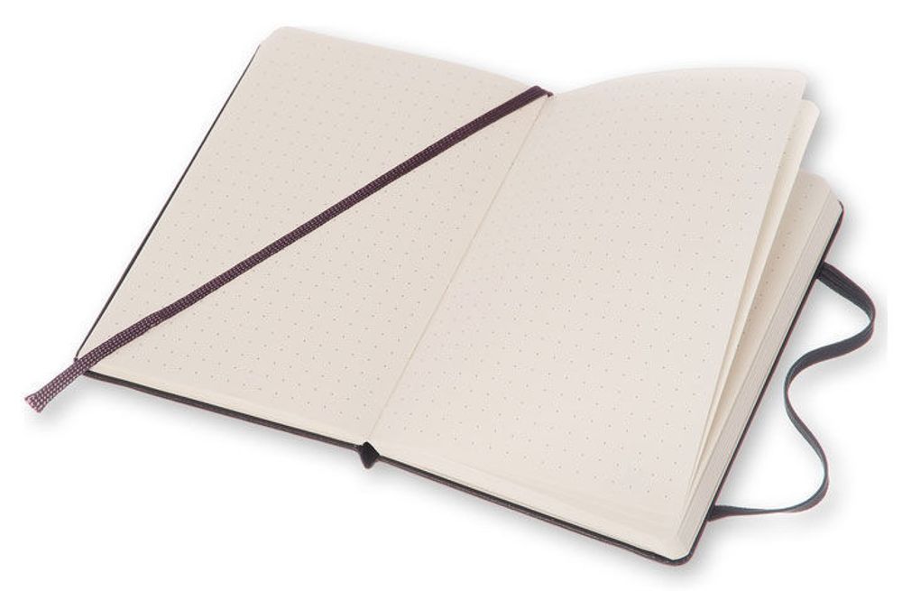 Блокнот Moleskine Classic Large 130х210мм 240стр пунктир твердая обложка черный (QP066)