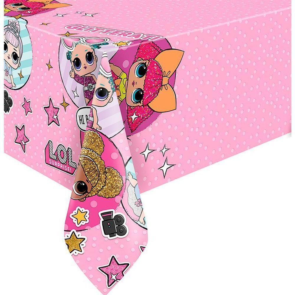 Скатерть п/э Куклы ЛОЛ (LOL), 1,2*1,8 м