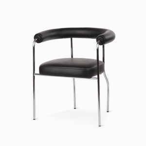 Обеденный стул Lara c подлокотниками черный