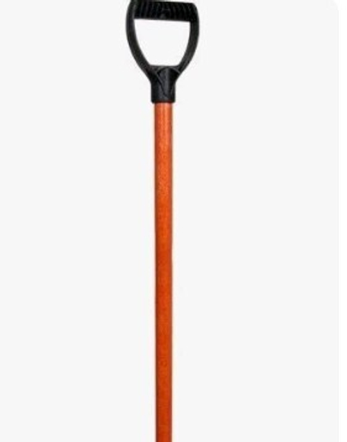 Черенок  СТЕКЛОКОМПОЗИТНЫЙ d-32  с  V-ручкой /13759  (Морозост., выдерживает нагрузку до 400кг!