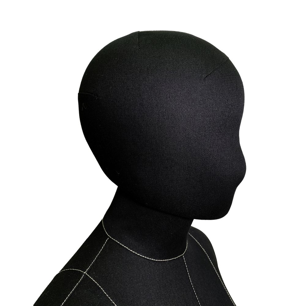 Голова для манекена Моника, размер M, на магните, черная