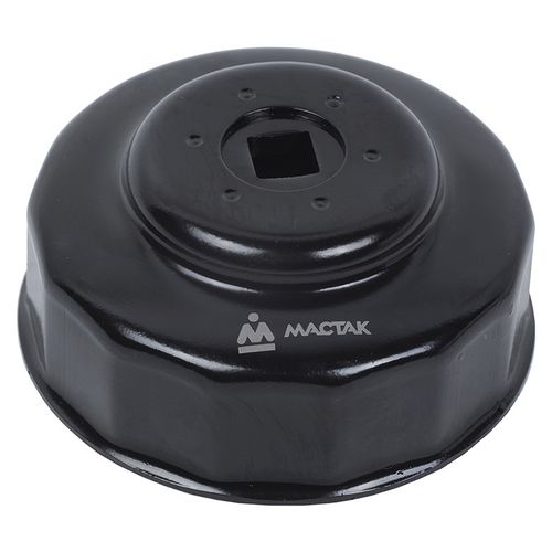 МАСТАК (103-44076L) Съемник масляных фильтров, 76 мм, 12 граней, торцевой