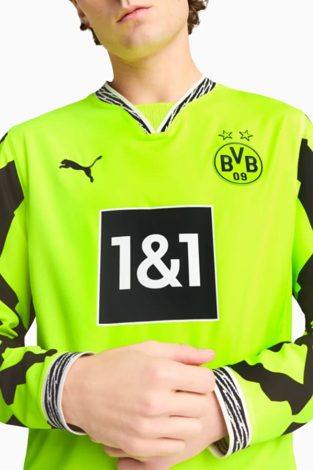 Футболка Puma Borussia Dortmund 24/25 Home Anniversary Authentic LS - желтый