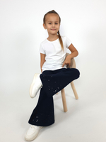 17-17-6 Брюки для девочки Luneva