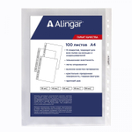 Файлы А4 + ( 20 мкм ) 100 файлов , с перфорацией , глянцевые ,папка вкладыш для документов .