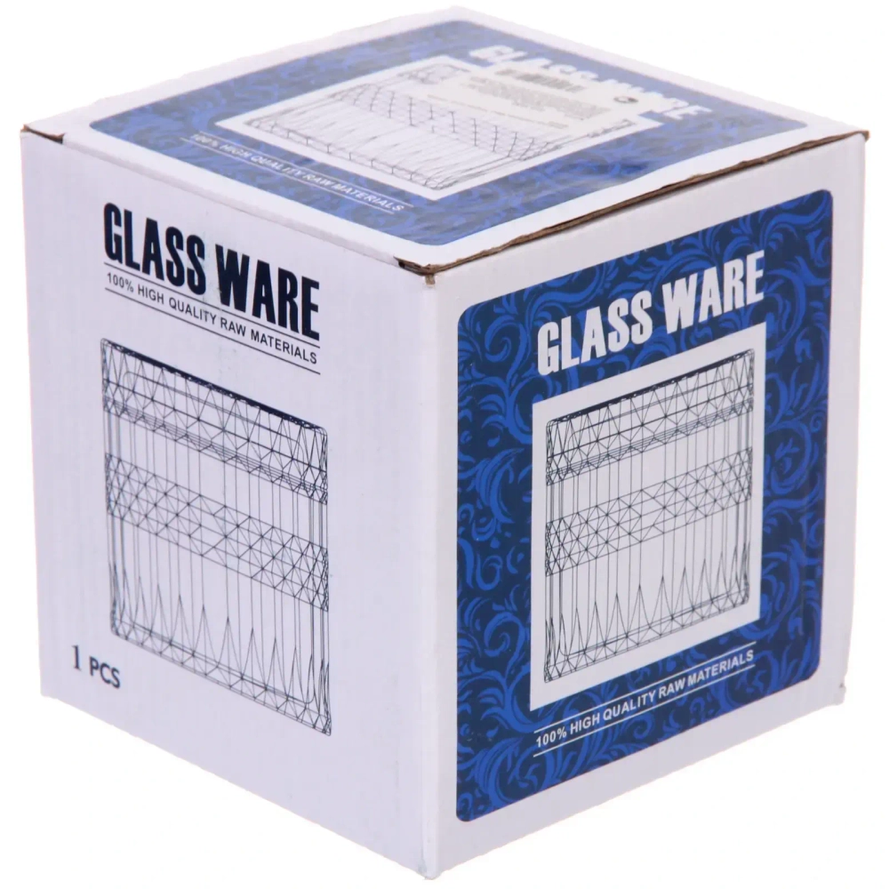 Сахарница стеклянная 500мл «Сладкая мечта» плоская крышка