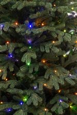 Елка с гирляндой 2в1 «Ванкувер» (Литая+пвх) от 1,8 м до 2,7 м