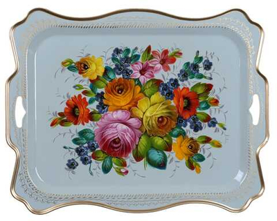 Zhostovo metal tray A23D18052658