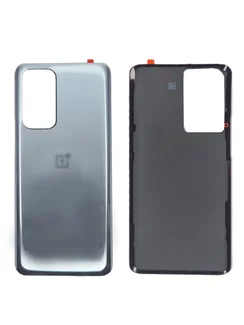 Задняя крышка для OnePlus 9 Pro серебряная (Morning mist) без стекла камеры