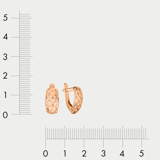 Серьги золотые