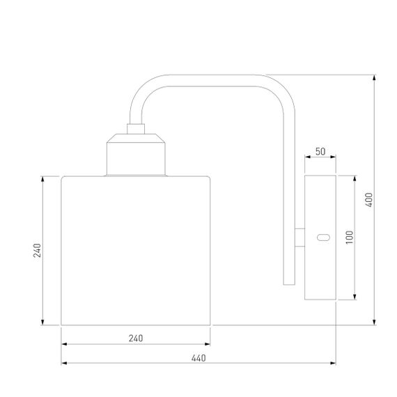 Бра Eurosvet Оптима Essence 30176/1 хром