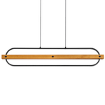 723337 Люстра LODI LED 36W 3240LM ЧЕРНЫЙ/ДЕРЕВО 3000K