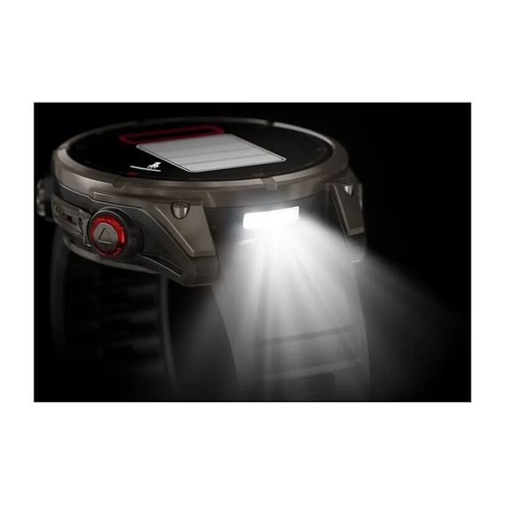 Часы GARMIN FENIX 8 PRO 47mm Amoled Sapphire Lens Titanium With Graphite/Black Silicone Band