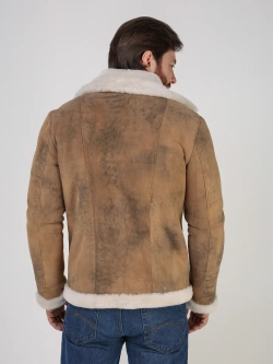 Дубленка зимняя натуральная куртка косуха